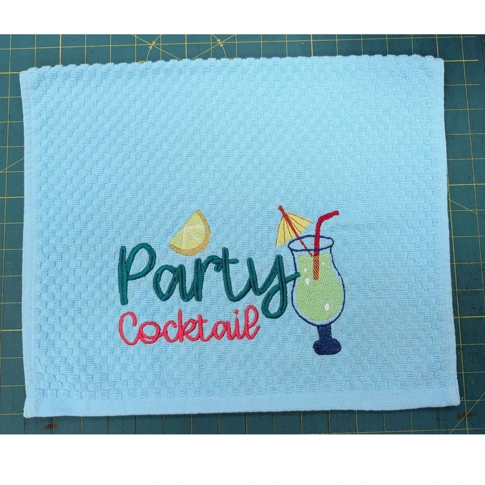 Party Cocktail Kitchen Bath Tea Bar Hand Towel Great Gift Idea!